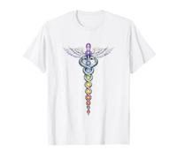 Chakra Energy Caducée Design - Éveil de la Kundalini T-Shirt