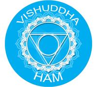 Chakra Ham Vishuddha - 20cm - Sticker/Autocollant