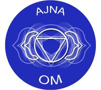 Chakra Om Ajna - 10cm - Sticker/Autocollant