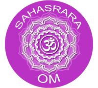 Chakra Om Sahasrara - 10cm - Sticker/Autocollant