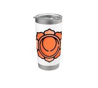 Chakra sacré du Svadhishthana Gobelet isotherme en acier inoxydable double paroi