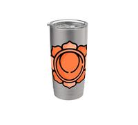 Chakra sacré du Svadhishthana Gobelet isotherme en acier inoxydable double paroi