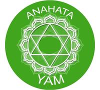 Chakra Yam Anahata - 20cm - Sticker/Autocollant