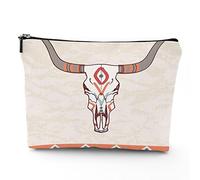 Chakras, trousse de maquillage de voyage, icônes colorées principaux chakras, pour femme, grande trousse de maquillage en lin, trousse de toilette, pochette à main, multicolore, 17,8 x 22,9 cm,