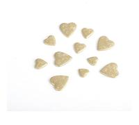 Chaks 02003-001, Sachet de 50g de Coeurs 3D, Or