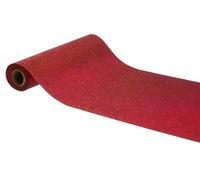 Chaks 11445-16, Chemin de Table Premium Paillettes incrustées, Rouge foncé