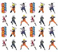 Chaks 12805-NA, Lot de 24 Confettis Carton 3,5cm Naruto ®
