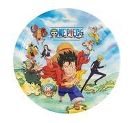Chaks 12806-ON, Paquet de 8 Petites Assiettes en Carton 18cm One Piece ®