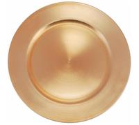 Chaks 13342-81, Grande sous-assiette plastique 33cm, Or