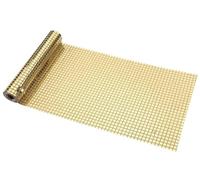 Chaks 13573-81, Chemin de Table Effet Boule à facettes 3m, Or