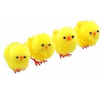 Chaks - 4 POUSSINS JAUNES 4.5CM