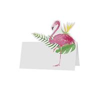Chaks 6 Marque-Places Flamant Rose 8X8CM