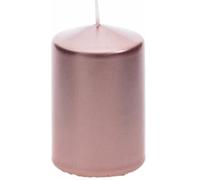 Chaks 80291-79, Grande bougie cylindrique 10 cm, métal Rose Gold