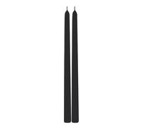 Chaks 80294-10, Set de 2 Bougies Flambeau 30cm, en Noir