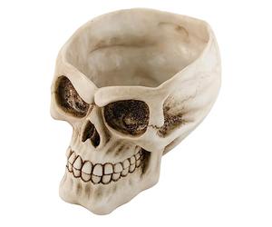 Chaks 90965, Tête de Mort Creuse en résine 15,8cm