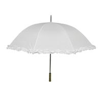Chaks - AC1303/BLANC - Ombrelle mariage blanche 125 cm diam