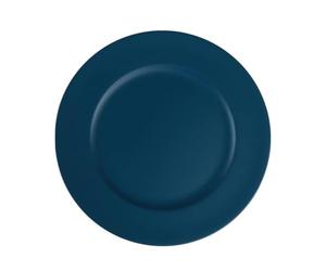 Chaks - ASSIETTE RÉUTILISABLE PRÉSENTATION 33CM BLEU MAT