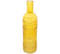 Chaks - Bouteille Verre DÉCORATIVE 25CM Jaune