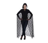 Chaks - Cape Dentelle Adulte 150CM Noir