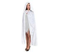 Chaks - Cape en velours à capuche 182 cm, longue cape pour déguisements