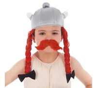 Casque enfant - Obelix - Tissu - Noir - A partir de 3 ans