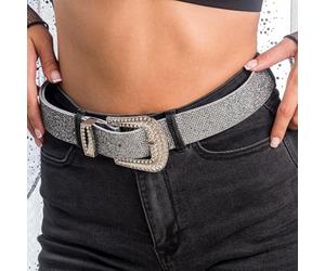Chaks - Ceinture western pour femme avec strass, ceinture de taille