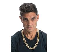 Chaks - chaîne en or, collier de rappeur dans le style hip hop des années 90, accessoire de costume pour carnaval, fête, survêtement des années 80