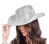 Chaks - Chapeau de cowboy à strass pour le carnaval et les festivals