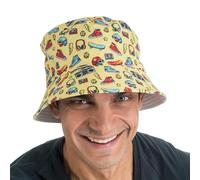 Chaks - Chapeau de pêcheur vintage des années 90, chapeau de soleil pour femmes et hommes, style rétro, accessoires d'été, festival