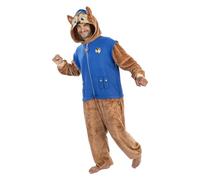 Chaks - Combinaison Chase pour adultes, pyjama officiel Pat’ Patrouille avec capuche, tenue douillette pour le carnaval et le quotidien