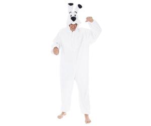 Chaks Combinaison Combinaison Mixte (Lot de 1) | Tenue officielle Astérix, costume de chien à capuche pour le carnaval et le Comic Con, combinaison à fermeture éclair
