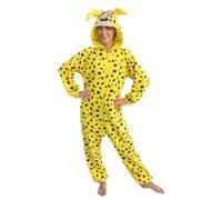 Chaks - Combinaison Marsupilami officielle pour femmes, combinaison jaune à capuche, costume pour Comic Con et carnaval