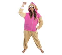 Chaks - Combinaison Skye pour adultes, pyjama officiel Pat’ Patrouille avec capuche, tenue douillette pour le carnaval et le quotidien