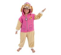 Chaks - Combinaison Skye pour enfants, combi officielle Paw Patrol avec capuche, tenue douillette pour le carnaval et le quotidien