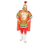 Chaks – Costume Centurion pour homme – Tenue officielle Astérix et Obélix, ensemble romain 8 pièces