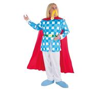 Chaks - Costume Assurancetourix pour homme, déguisement officiel Astérix et Obélix, ensemble barde 6 pièces pour carnaval et Comic Con