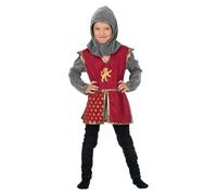 Chaks - Costume de chevalier pour garçon, ensemble, tunique et capuche | Costume de chevalier médiéval, dragon ou lion, carnaval et cosplay, fête d'anniversaire pour enfants, jeux de rôle