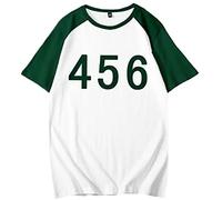 Chaks Costume de Jeu coréen pour Adulte - Différents modèles n° 456 067 - Masques Rouges (T-Shirt 456 - Taille S)