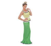 Chaks - Costume de Mme. Agecanonix pour femmes, tenue officielle Astérix et Obélix, ensemble gaulois 2 pièces pour carnaval