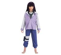 Chaks - Costume Hinata Hyuga pour fille, tenue Naruto officielle, ensemble anime 5 pièces pour carnaval, cosplay et Comic Con
