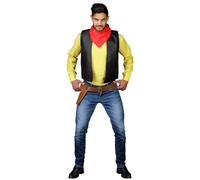 Chaks Costume Lucky Luke, tenue de cowboy 4 pièces au look bande dessinée