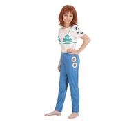 Chaks - Costume Nami pour fille, tenue officielle One Piece, ensemble anime 2 pièces avec chemise et pantalon pour carnaval et Comic Con