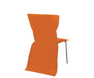 Chaks - Em601/orange - Sachet de 6 Housses de Chaise Non Tisse Orange