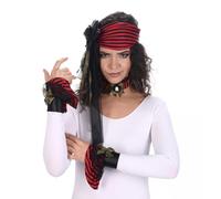 Chaks - Ensemble d'accessoires de costume de pirate pour femme, 4 pièces