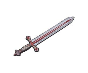 Chaks - Épée Chevalier MÉDIÉVAL Lion Rouge Mousse EVA 45CM - Accessoire de déguisement - Cosplay pour Enfant, Teen - Thême(s) : Carnaval