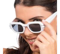 Chaks - Lunettes de soleil, lunettes de fête vintage rectangulaires