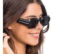 Chaks - Lunettes de soleil, lunettes de fête vintage rectangulaires