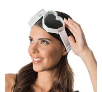 Chaks - Lunettes en forme de cœur, déguisement, lunettes avec élastique | Lunettes de carnaval, pour les festivals et les soirées années 70, motif cœur avec élastique