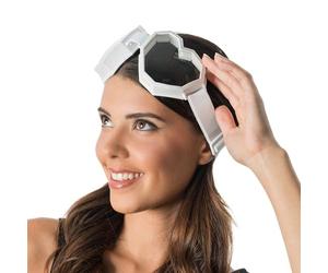 Chaks - Lunettes en forme de cœur, déguisement, lunettes avec élastique | Lunettes de carnaval, pour les festivals et les soirées années 70, motif cœur avec élastique