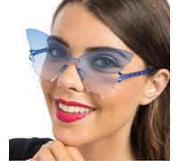Chaks - LUNETTES PC PAPILLON VERRES FUMÉS BLEU ADULTE